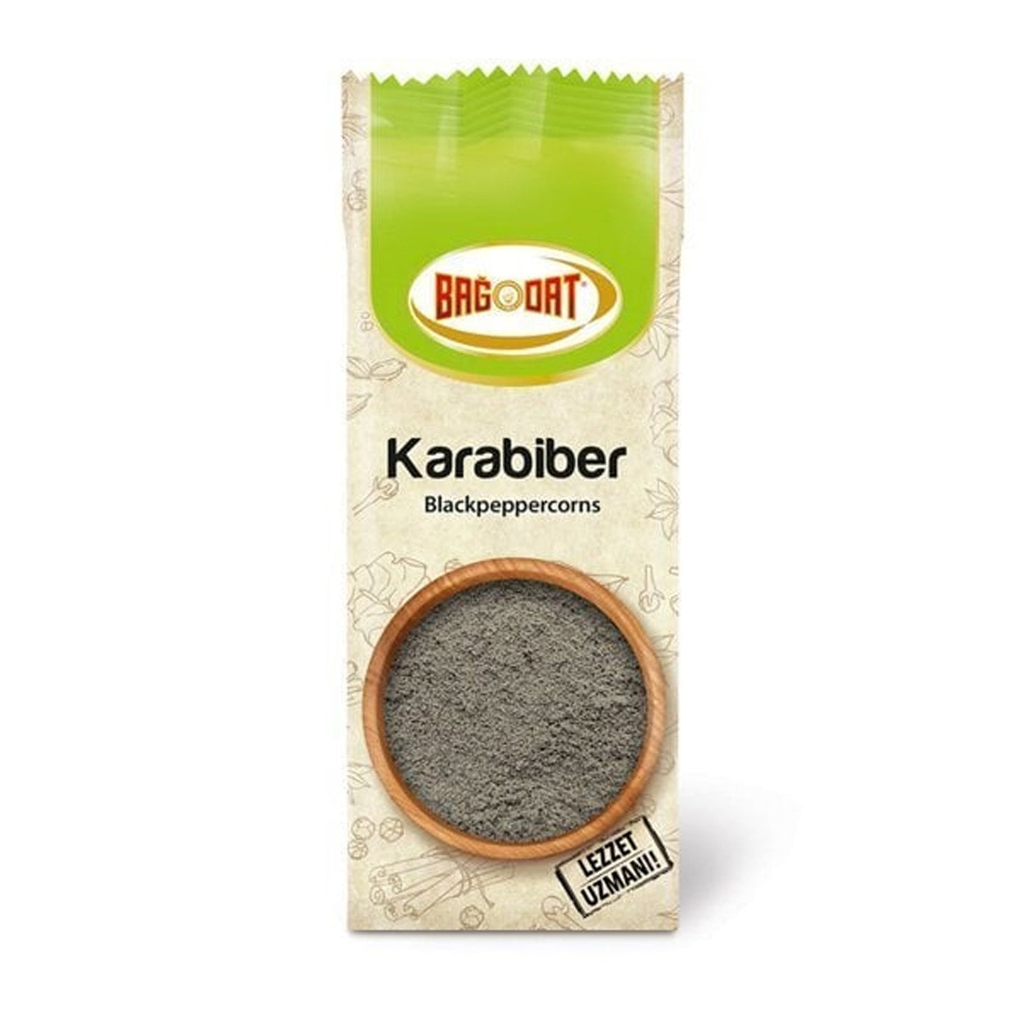 Bagdat Ground Black Pepper 65 g (2.3 oz) – Bold & Aromatic Spice