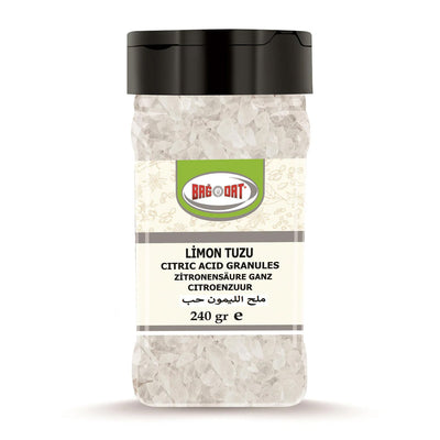 Bagdat Citric Acid Granules 240 g (8.47 oz) – Pure Food-Grade Crystals