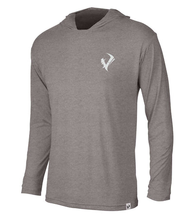 Graphite Bamboo Shirt with Built-In Hoodie