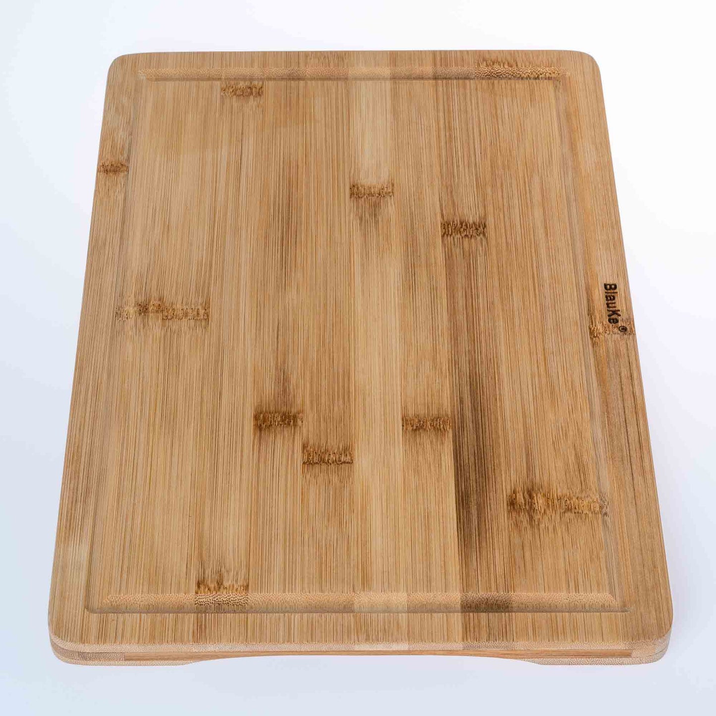 Premium Bamboo Cutting Board – 15" x 10" Double-Sided with Juice Groove & Handles - Korvel