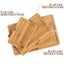 Bamboo Cutting Board Set – 3-Piece Kitchen Boards with Juice Groove & Side Handles - Korvel