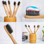 Bamboo Charcoal Toothbrush Set – 5-Pack Medium Bristles | Eco-Friendly & Biodegradable - Korvel