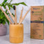Bamboo Toothbrush Set – 4 Natural & 1 Charcoal | 5-Pack Eco-Friendly - Korvel