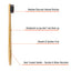 Bamboo Charcoal Toothbrush Set – 5-Pack Medium Bristles | Eco-Friendly & Biodegradable - Korvel