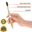 Bamboo Charcoal Toothbrush Set – 5-Pack Medium Bristles | Eco-Friendly & Biodegradable - Korvel