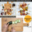 Bamboo Cheese Board & Knife Set with Magnetic Storage – 12"x8" Charcuterie Tray - Korvel
