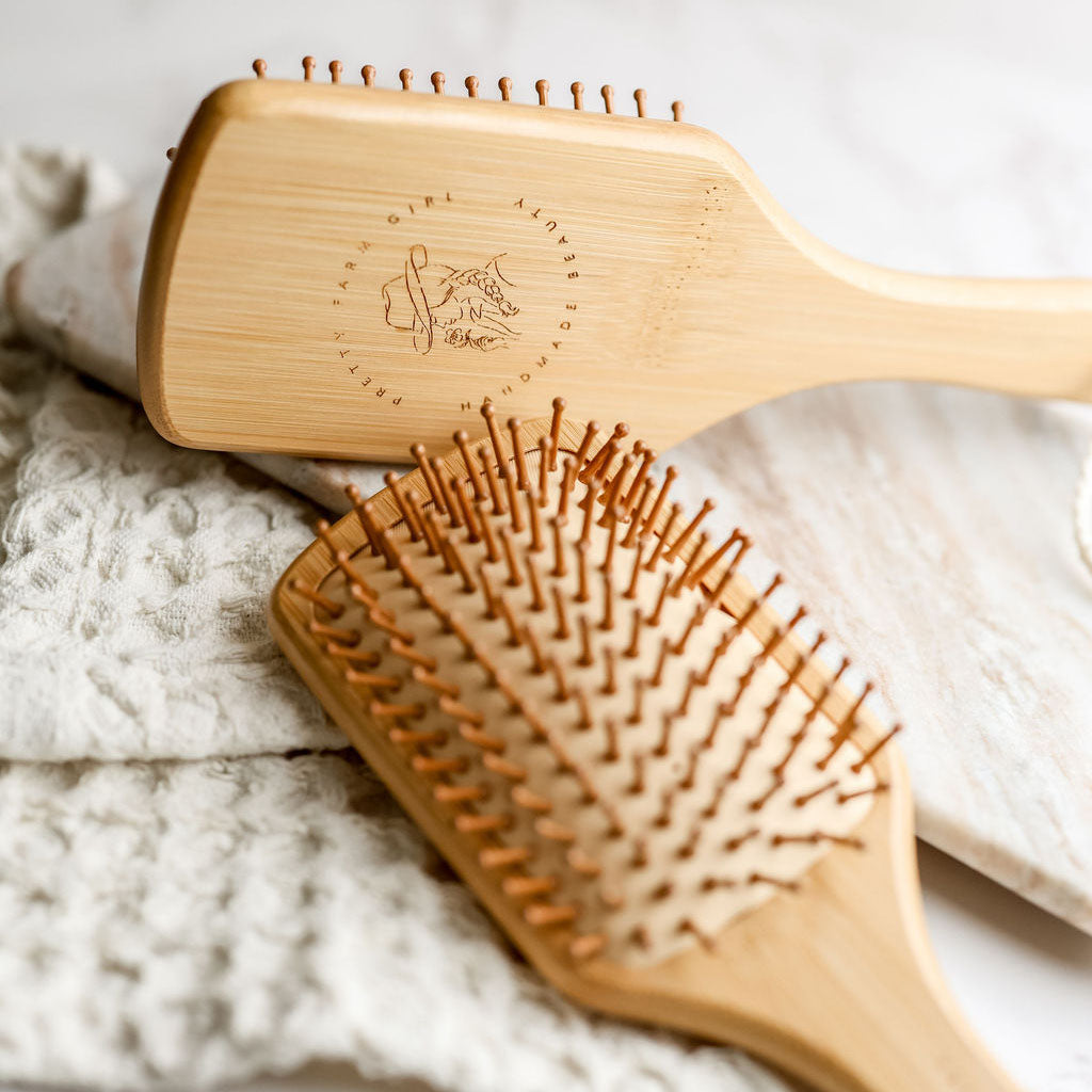 Eco-Friendly Bamboo Paddle Hair Brush