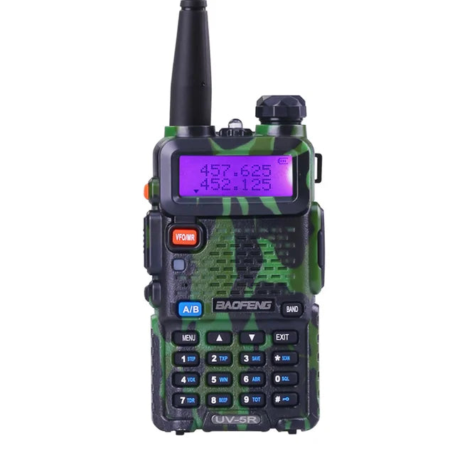 BaoFeng UV-5R Walkie Talkie Professional CB Radio Baofeng UV5R Transceiver 128CH 5W VHF&UHF Handheld UV 5R For Hunting Radio - Korvel