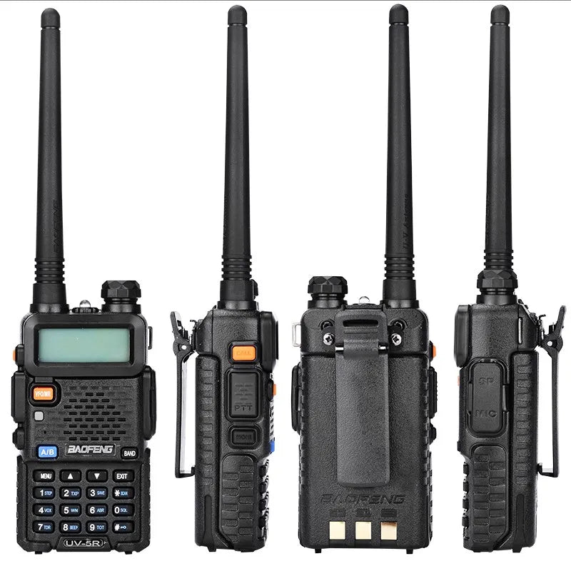 BaoFeng UV-5R Walkie Talkie Professional CB Radio Baofeng UV5R Transceiver 128CH 5W VHF&UHF Handheld UV 5R For Hunting Radio - Korvel