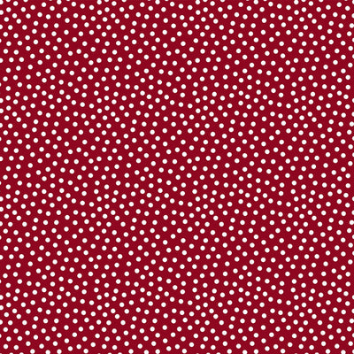Tela de Cuddle para Acolchar Barely Basics Lots a Dots - Cardinal