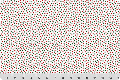 Tela de Cuddle para Acolchar Barely Basics Lots a Dots por Yarda