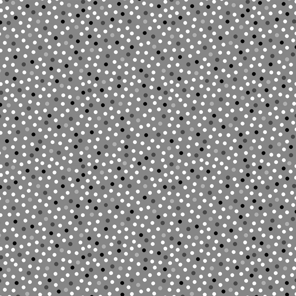 Tissu Cuddle Gris Lots de Points Barely Basics par Yard