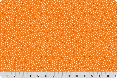 Barely Basics Lots a Dots Quilting Cuddle Orange Fabric Per Yard