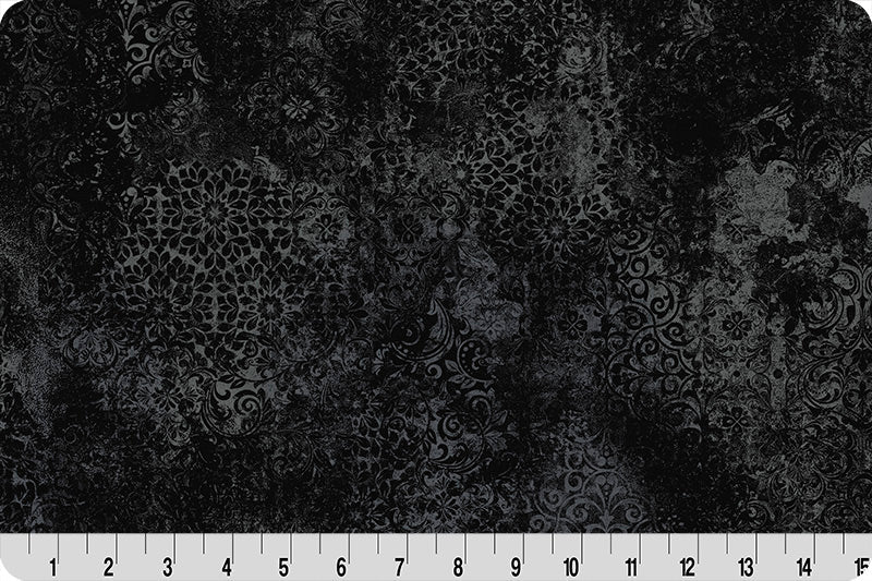 Tissu Cuddle Noir Stone Wash Barely Basics