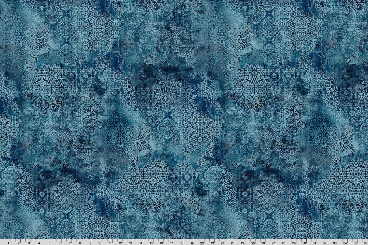 Tissu Cuddle Quilting Stone Wash Barely Basics Mer Sombre au Mètre