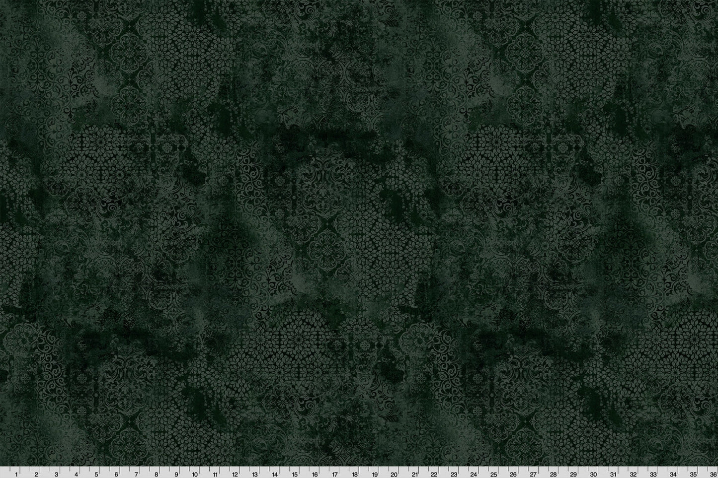 Tela de Cuddle para Acolchar Barely Basics Stone Wash Forest por Yarda