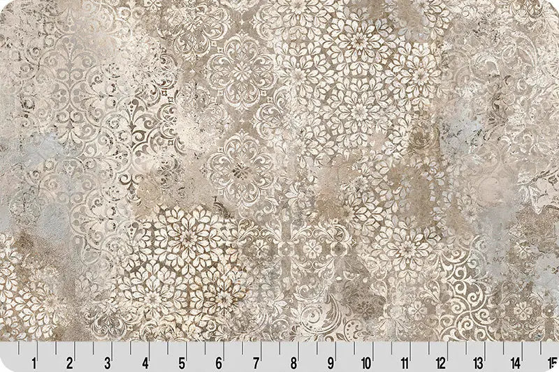 Tissu Cuddle Sand Stone Wash Quilting Barely Basics par Yard