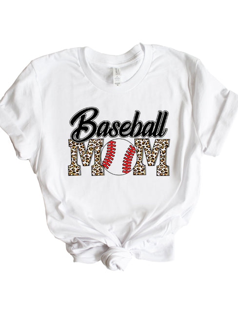Baseball Mom Leopard T-Shirt - Korvel