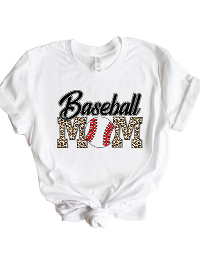Baseball Mom Leopard T-Shirt - Korvel