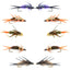 Essential Double Bead Nymph Fly Set - 10 Premium Wet Flies - 5 Unique Patterns - Size 14 Hooks - Korvel