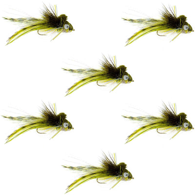 Deer Hair Diver Bass Flies - Size 4 Hooks for Ultimate Fishing Experience - Korvel