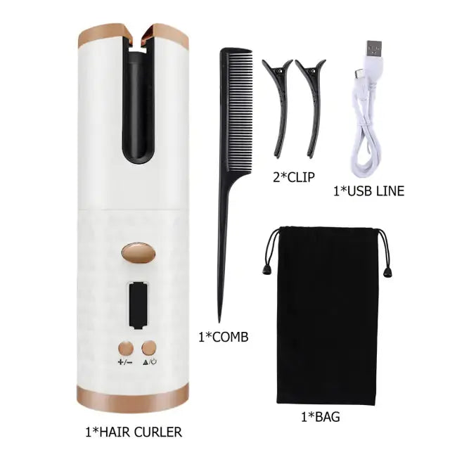 Rizador de Cabello Inalámbrico Premium para un Estilo Sin Esfuerzo