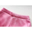 Elegant Pink Satin Suit Jacket and Skirt Set