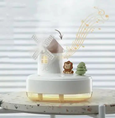 Windmill Music Humidifier - Soothing Mist & Calming Atmosphere