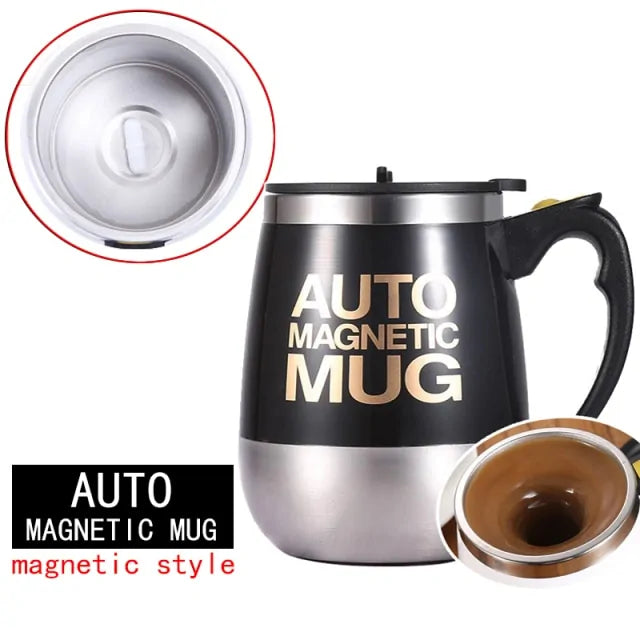 Self Stirring Magnetic Mug - Effortless Beverage Mixing
