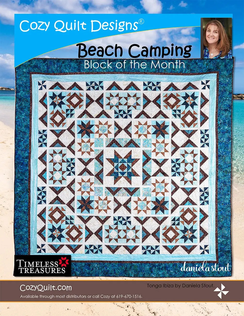 Modèle de couverture de camping à la plage
