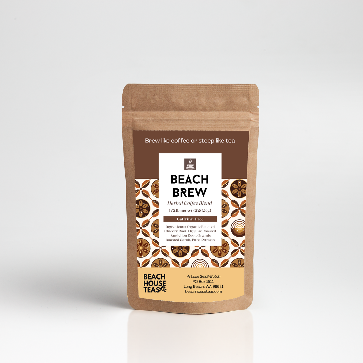 Beach Brew Herbal Coffee - Caffeine-Free Alternative