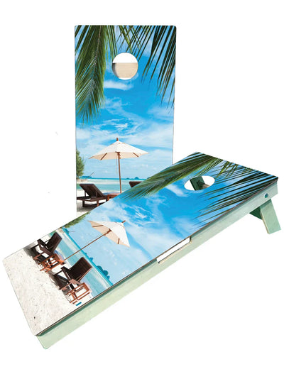 Coastal Vibes Cornhole Set - Premium Quality - Korvel