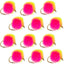 Premium Bead Head Clown Egg Fly Fishing Flies - 12 Pack, Size 16 - Korvel