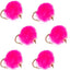 Vibrant Hot Pink Bead Head Egg Flies - Set of 6, Size 16 - Korvel