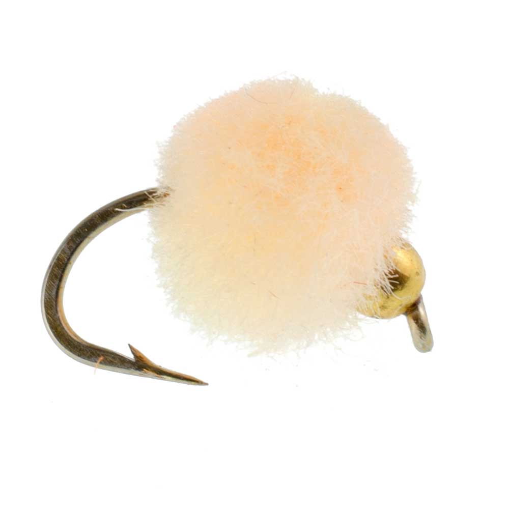 Premium Bead Head Oregon Cheese Egg Fly Set - 6 Size 16 Flies - Korvel