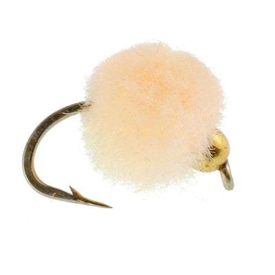 Premium Bead Head Oregon Cheese Egg Fly Set - 6 Size 16 Flies - Korvel