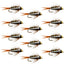 Premium Bead Head Prince Nymph Flies - 12 Pack, Size 16 - Korvel