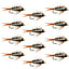 Premium Bead Head Prince Nymph Flies - 12 Pack, Size 18 - Korvel