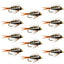 Premium Bead Head Prince Nymph Flies - 12 Pack, Size 14 - Korvel