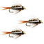 Triple Pack of Tungsten Bead Head Prince Nymphs - Size 10 - Korvel