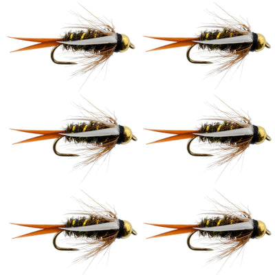 Premium Barbless Bead Head Prince Nymphs - 6 Pack Size 10 - Korvel