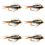Premium Barbless Bead Head Prince Nymph Flies - 6 Pack, Size 16 - Korvel