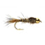 Premium Tungsten Bead Head Gold Ribbed Hare's Ear Nymph - 6 Pack Size 18 - Korvel