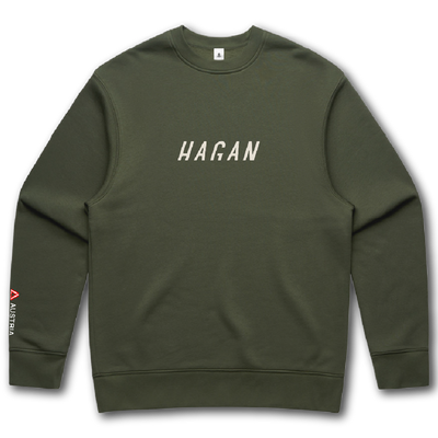 HAGAN Eco-Friendly Embroidered Crew Sweatshirt - Korvel