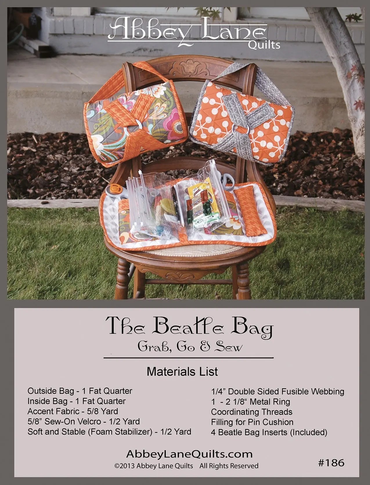 Patron de couture du sac Beatle