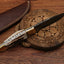 Premium Sambar Stag Horn & Brass Hunting Knife for Skinning - Korvel