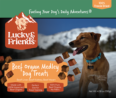 Lucky & Friends Beef Liver Dog Treats - Korvel