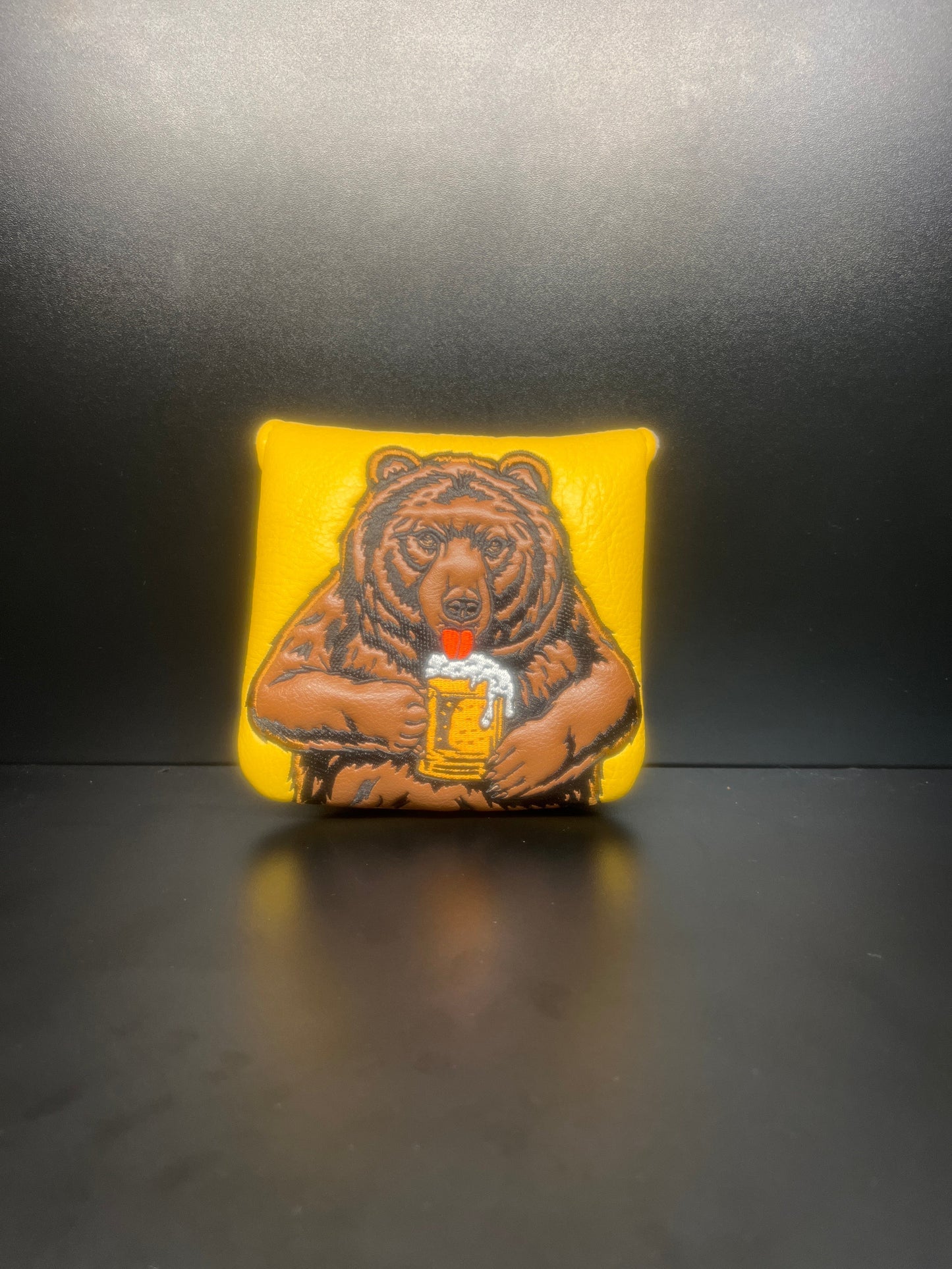 Whimsical Bear Beverage Headcover for Golf Clubs