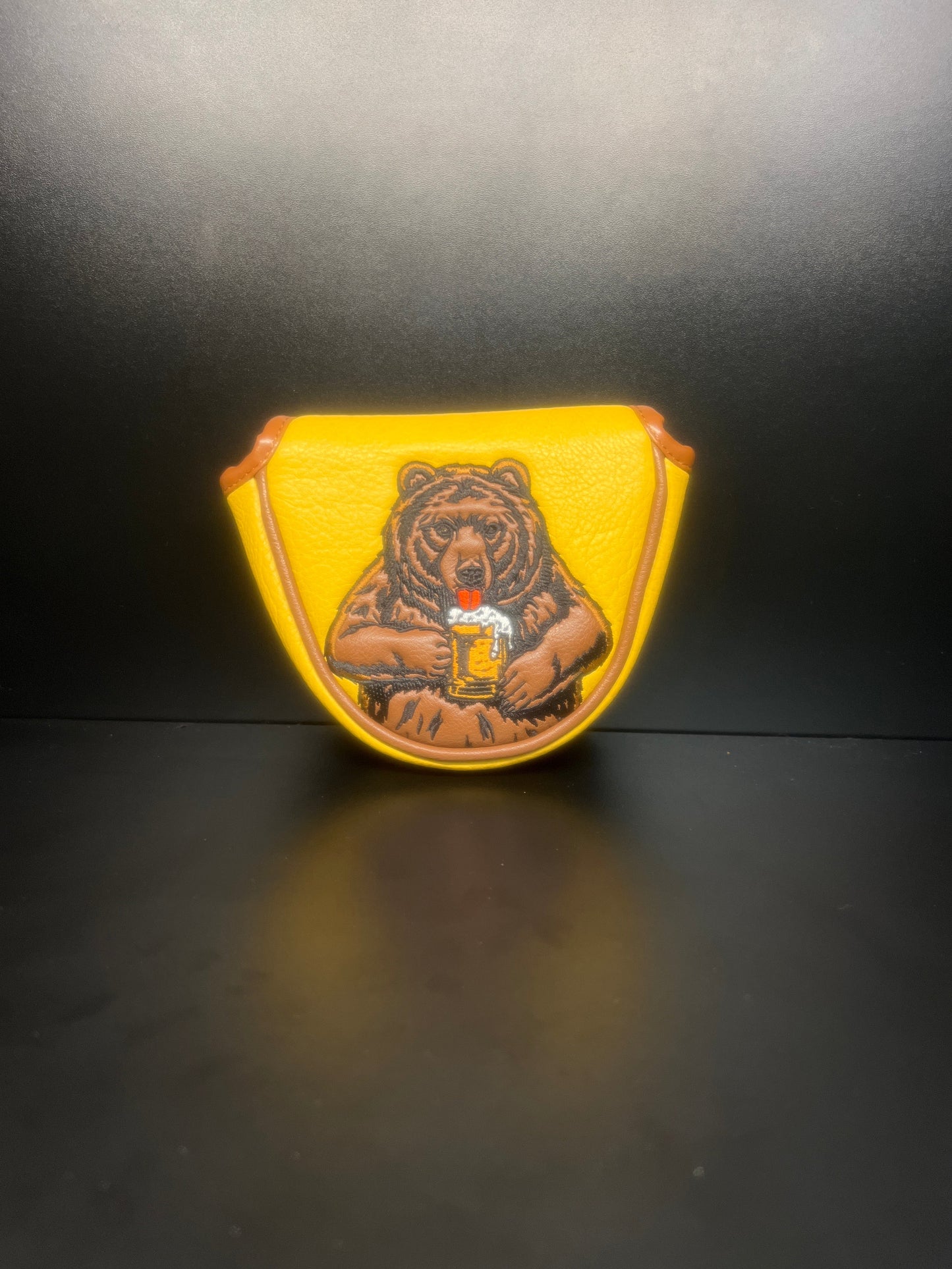 Whimsical Bear Beverage Headcover for Golf Clubs