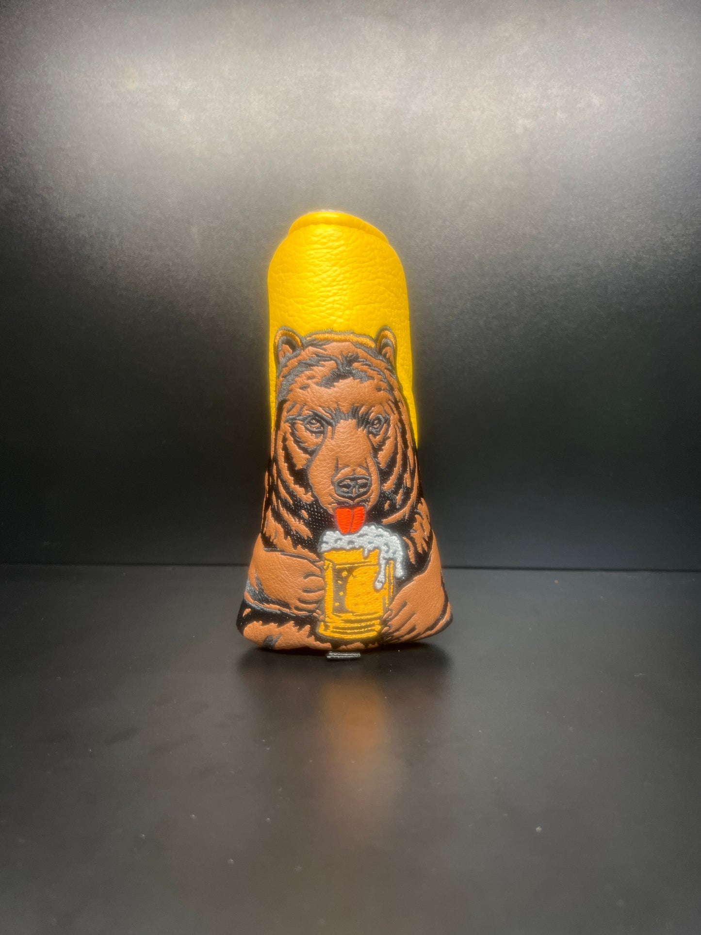 Whimsical Bear Beverage Headcover for Golf Clubs